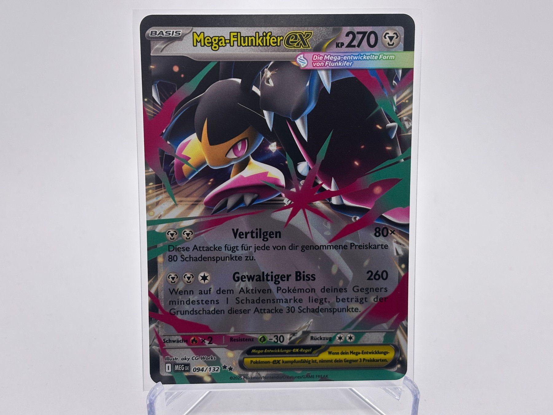 Pokémon Carte collezionabili: Mega-Entwicklung - Mega Flunkifer ex  (MEG 94) - DE – Nuovo (secondo la descrizione) da Allschwil venduto da Bullach