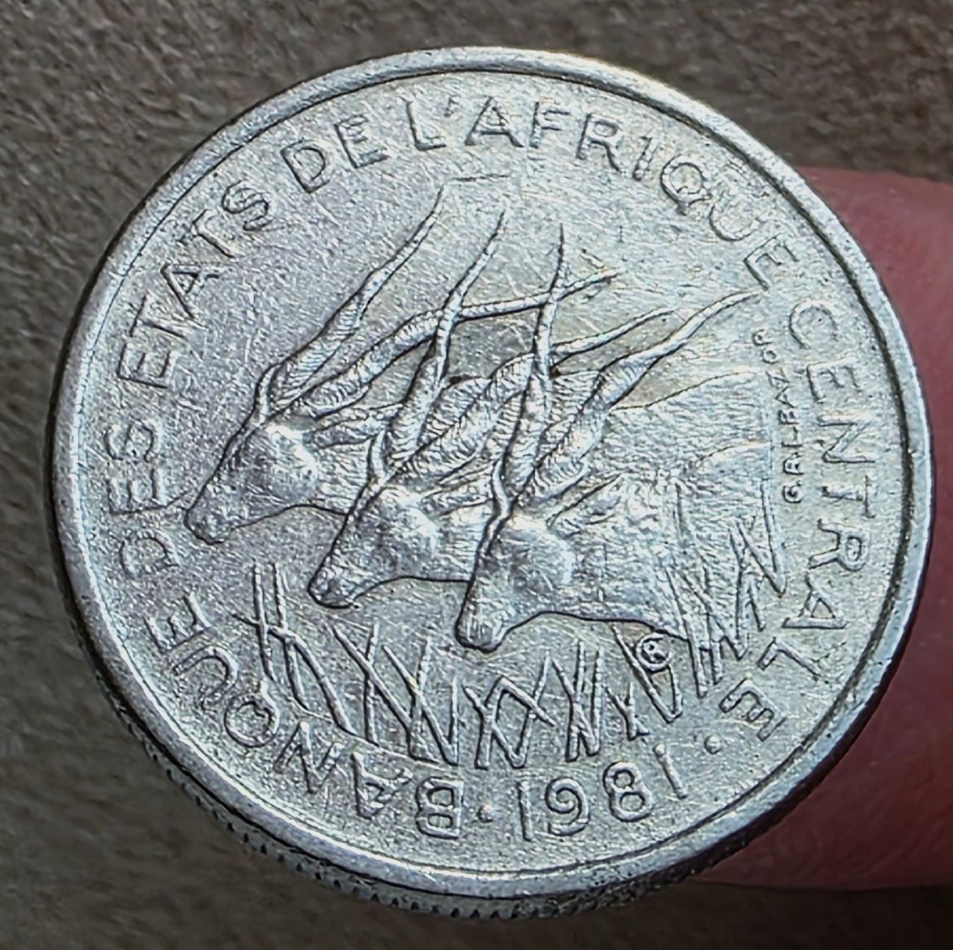 Tutti le monete: CENTRAL AFRICA 50 FRANCS 1981 – Nuovo (secondo la descrizione) da winterthur venduto da CoinPassion 1