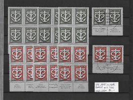 SM 1945 ** + gest. Restlot mit Tab Kat: CHF 86.-