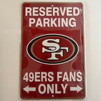 🏈 NFL San Francisco 49ers Parking Only (Lizenziert & OVP)