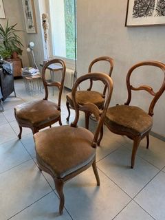Sedie: 4 chaises Louis-Philippe – Usato da Vevey venduto da orionvega