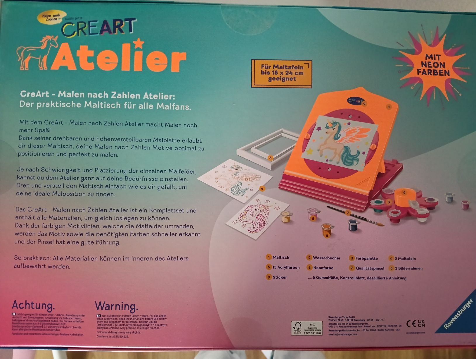 Ravensburger Giocattoli: Ravensburger Crea Atelier – Nuovo e nell'imballaggio originale da Aeschi (SO) venduto da clementinli 1