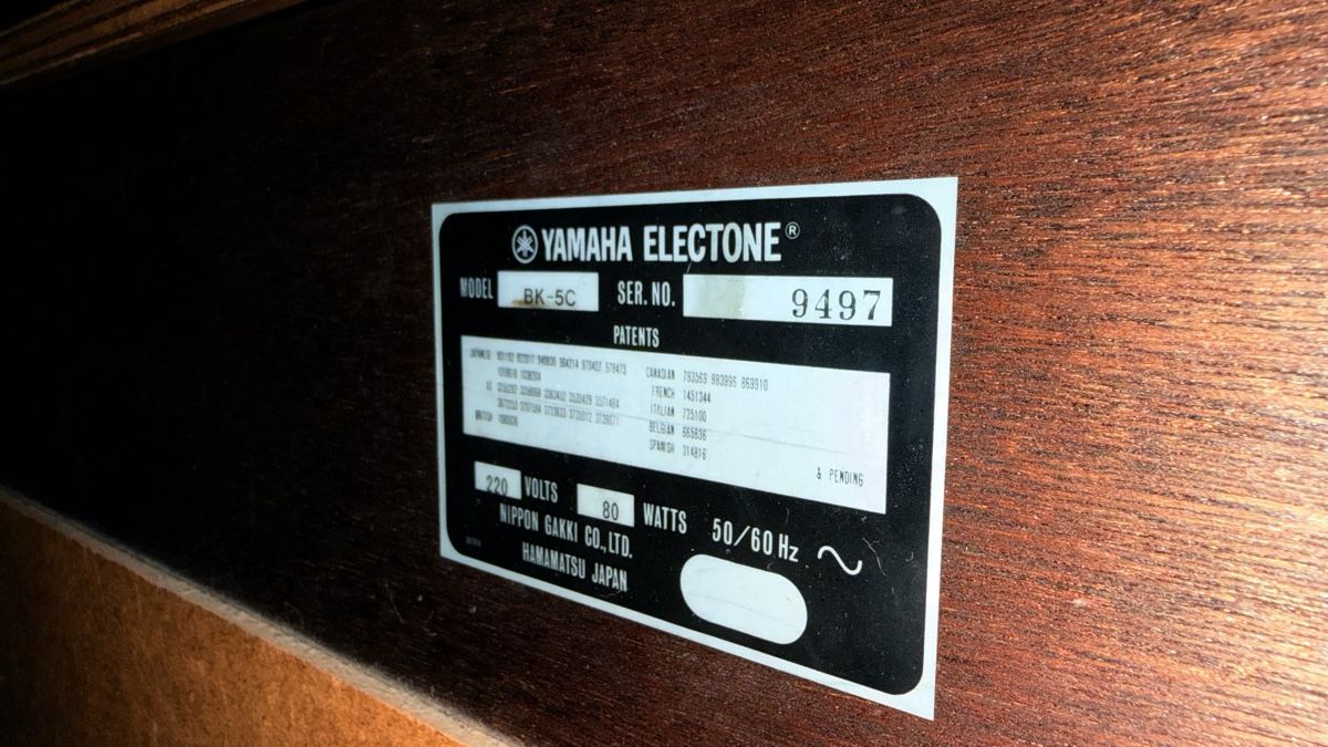 Yamaha Instruments de musique: Yamaha Electone BK-5C 1976 Orgel – D'occasion à Embrach par Larissagrue 3