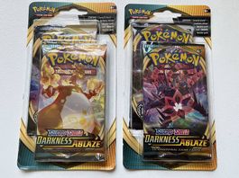Pokémon Sword & Shield Darkness Ablaze 2x 2 pack blisters