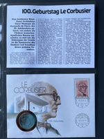 Münze Münzbrief 5 Franken le Corbusier