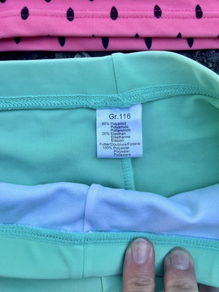 Costumi da bagno & Bikini: Badekleidung Set Gr. 116 Pink Mint Wassermelone – Usato da Uetendorf venduto da pink2 1