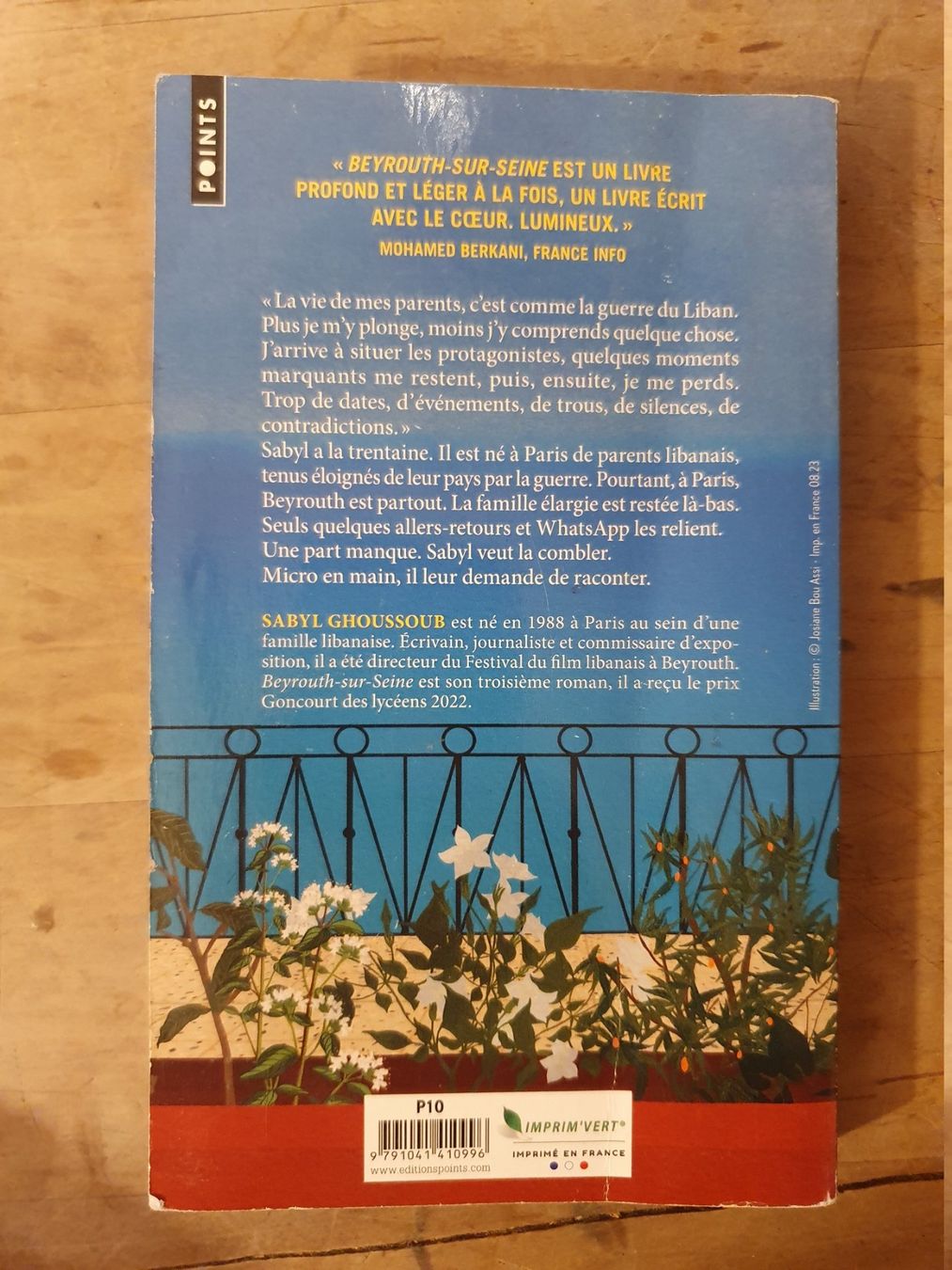 Libri: Beyrouth-sur-Seine Sabyl Ghoussoub Points – Usato da Zürich venduto da loosebone 1