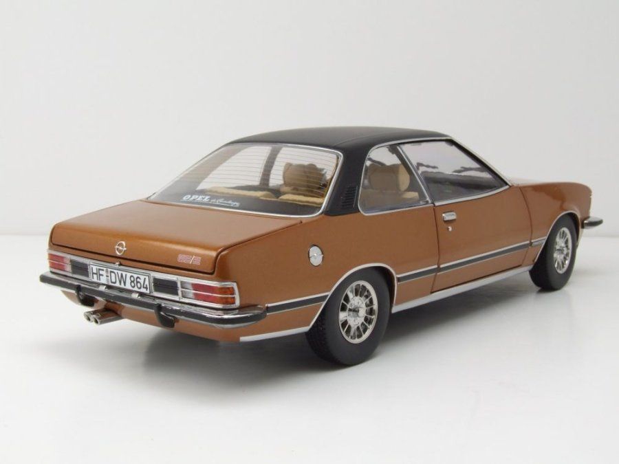Opel Modellini d'auto: Opel Commodore B GS/E Coupé 1972-1977 dunkelbraun met. / – Nuovo e nell'imballaggio originale da Gerlafingen venduto da espero88 1