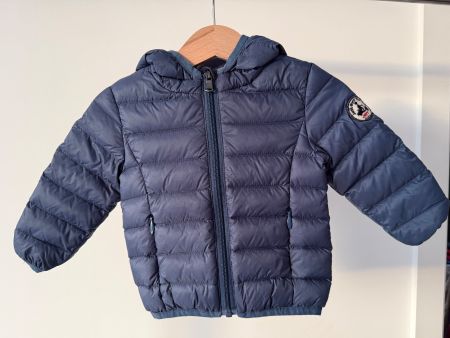 JOTT – Doudoune bleu marine à capuche – 3 - 6 mois