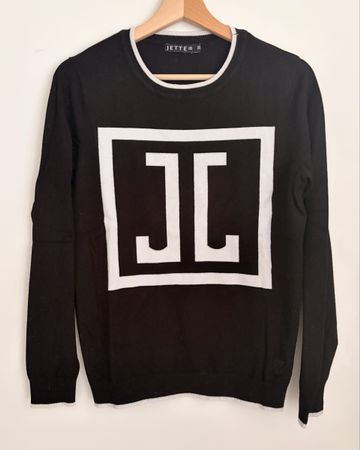 Pullover Jette  schwarz weiss Grösse 36