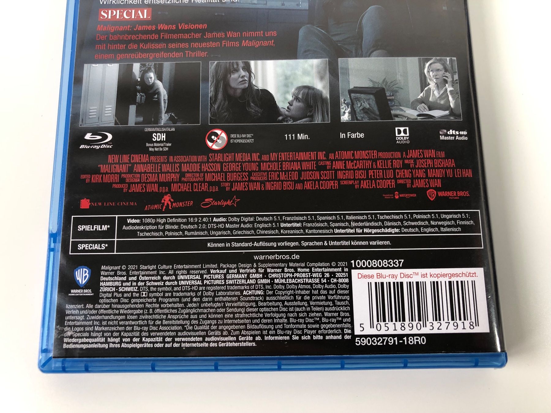 Tutti i DVDs: Malignant (2021) - Bluray – Usato da Bern venduto da McFlurry_88 2