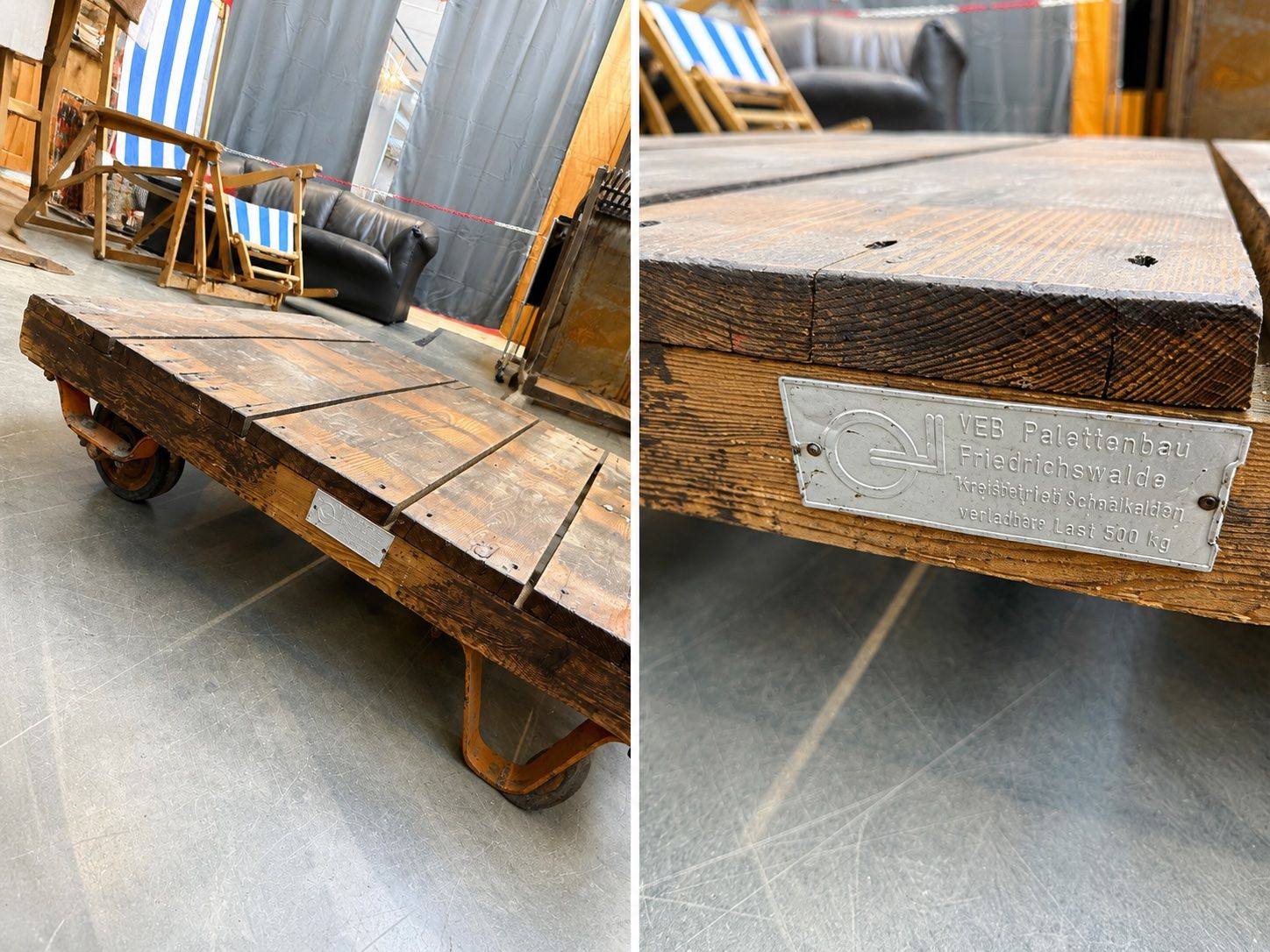 Tables: Industrial Couchtisch – D'occasion à Fulenbach par Annie.s_Mid_Century