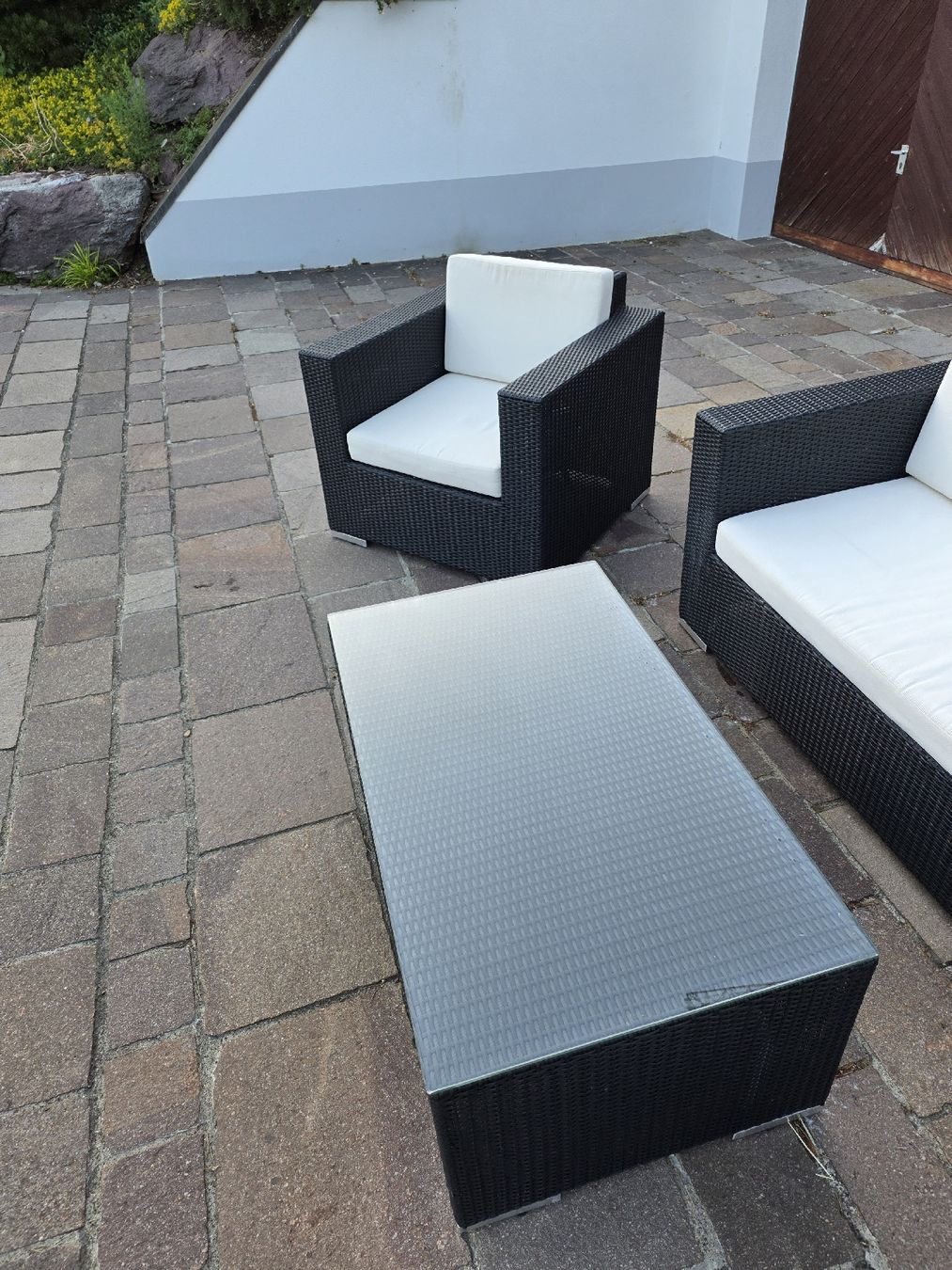 Set di tavolo e panche: Rattan Gartenlounge – Usato da Bäretswil venduto da xxflockixx 2