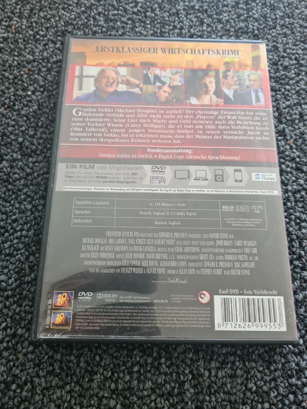Tutti i DVDs: WALL STREET(8159) – Usato da Ruswil venduto da Ruck.Zuck. 1