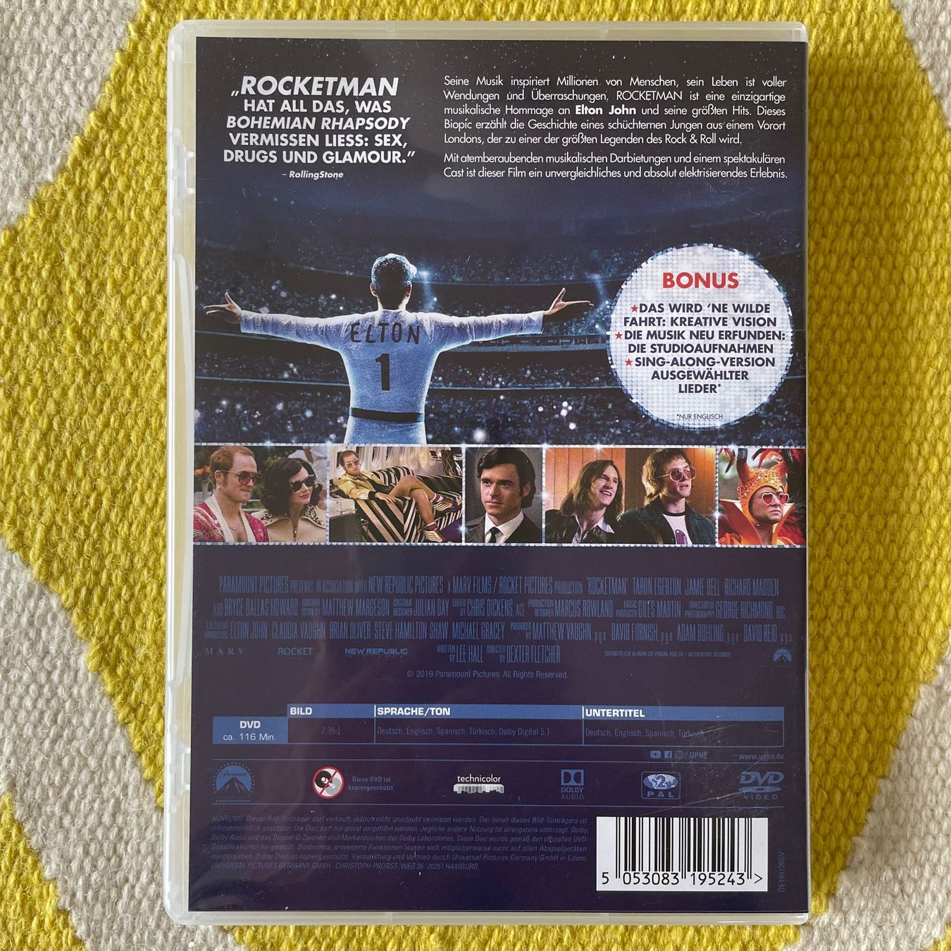 Tutti i DVDs: ELTON JOHN-DVD ROCKETMAN – Usato da Rorschacherberg venduto da CD-Roli 1