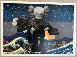 Death: Hokusai KAWS, POP Art, signiert 26/100