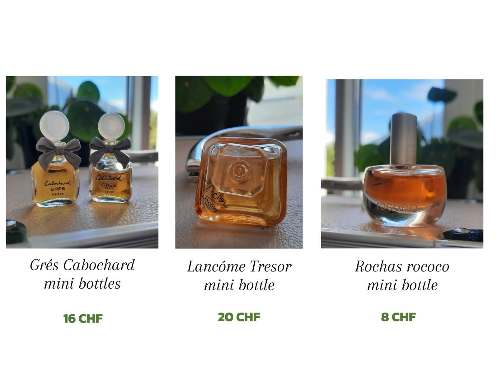 Parfums & Eau de Toilette: Mini Parfum Flaschen Sammlung – Neuf (Voir description) à Chur par lif_sv5c 5
