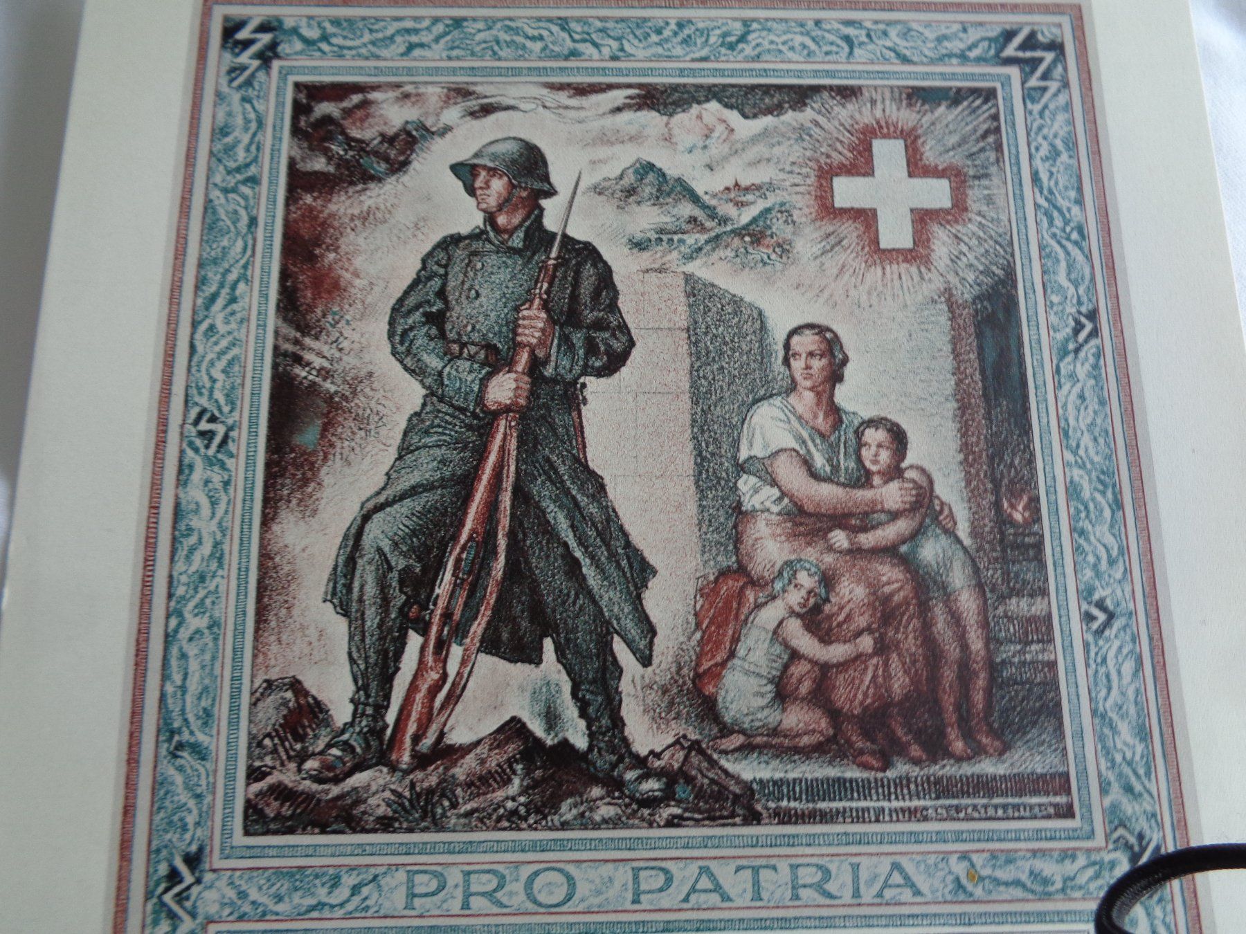 Documenti: Schweizer Armee  Urkunde Nationalspende – Usato da Schmitten FR venduto da aargi49 2