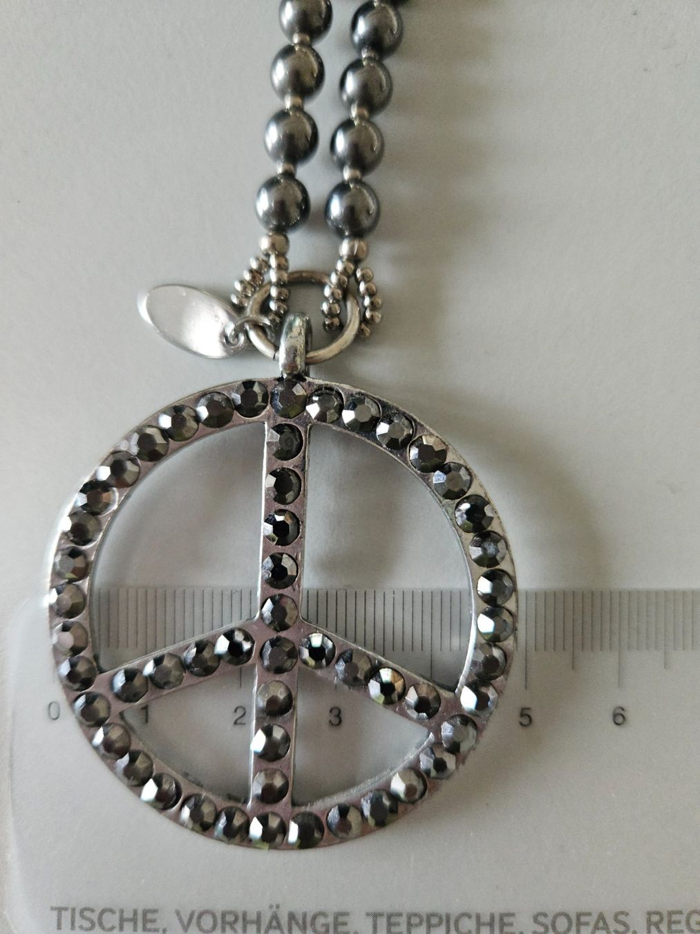 Ketten: Friedenszeichen Kette, Modeschmuck Peace – Gebraucht aus Urdorf von Colina 2
