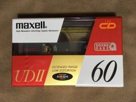 MAXELL UD-II 60 seltene Chrom Audio Kassette original, rar