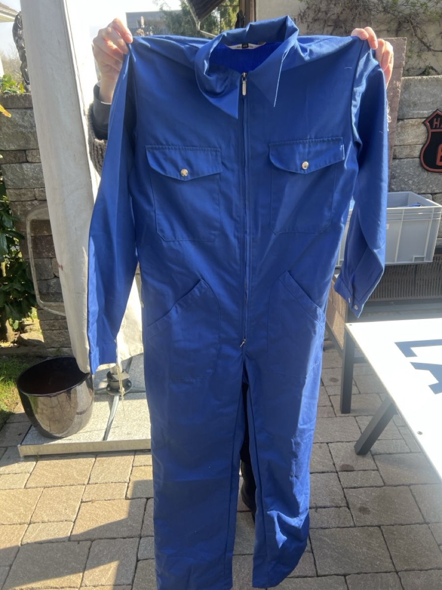 Jumpsuits: Blaue Arbeitskleidung / Overall, Grösse 46 - neu – Neu und originalverpackt aus Mellingen von Oelquelle 1