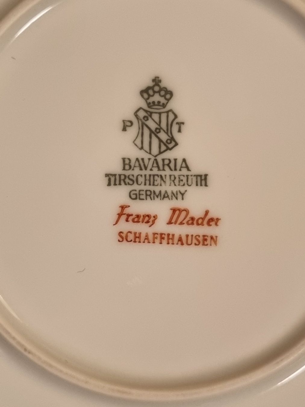 Servierplatten: Grosse Tirschenreuth Prunkplatte Golddekor 34 cm – Gebraucht aus Scharnachtal von devin03 5