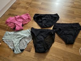 5 Periodenunterhosen der Marke Ooia, Grösse S