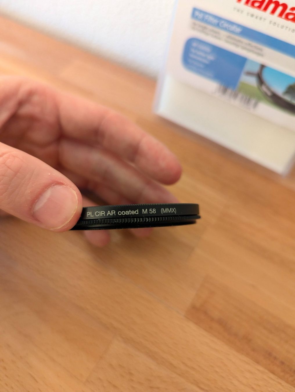 Hama Filtri: Hama Polfilter 58mm, zirkular, PL CIR – Usato da Uster venduto da parasimple 2