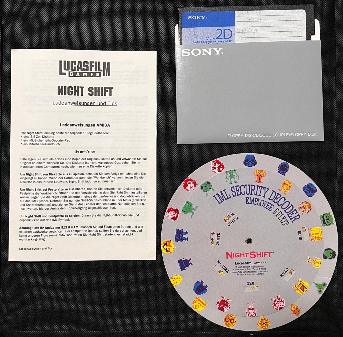 Spiele: Big Box Spiel Night Shift C64 / Commodore 64 5.25 Disk – Gebraucht aus Schachen LU von retrogamer 2