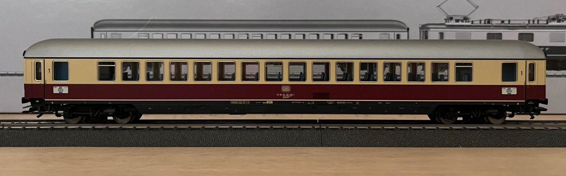 Märklin Modellini di ferrovie: TEE Bavaria Set Märklin - AC digital – Usato da Winterthur venduto da dond1 5