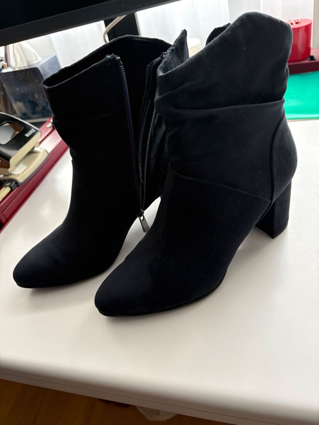 Damenschuhe: Stiefeletten Marco Tozzi Grösse 38 dunkelblau – Gebraucht aus Marbach LU von Frantisek 2