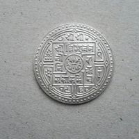 1 Mohar , 1912 , Nepal , Silber .