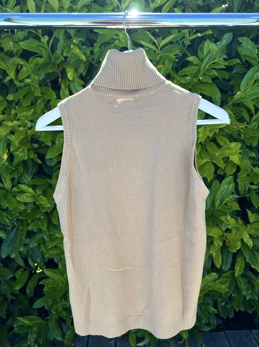Zara Top: Top col roulé Zara beige L – Usato da St-Aubin FR venduto da claramathi 1