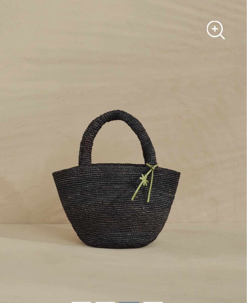Taschen für Damen: Manebi black Raffia  bag medium size – Neu (gemäss Beschreibung) aus zürich von Ildiavolovesteprada 1