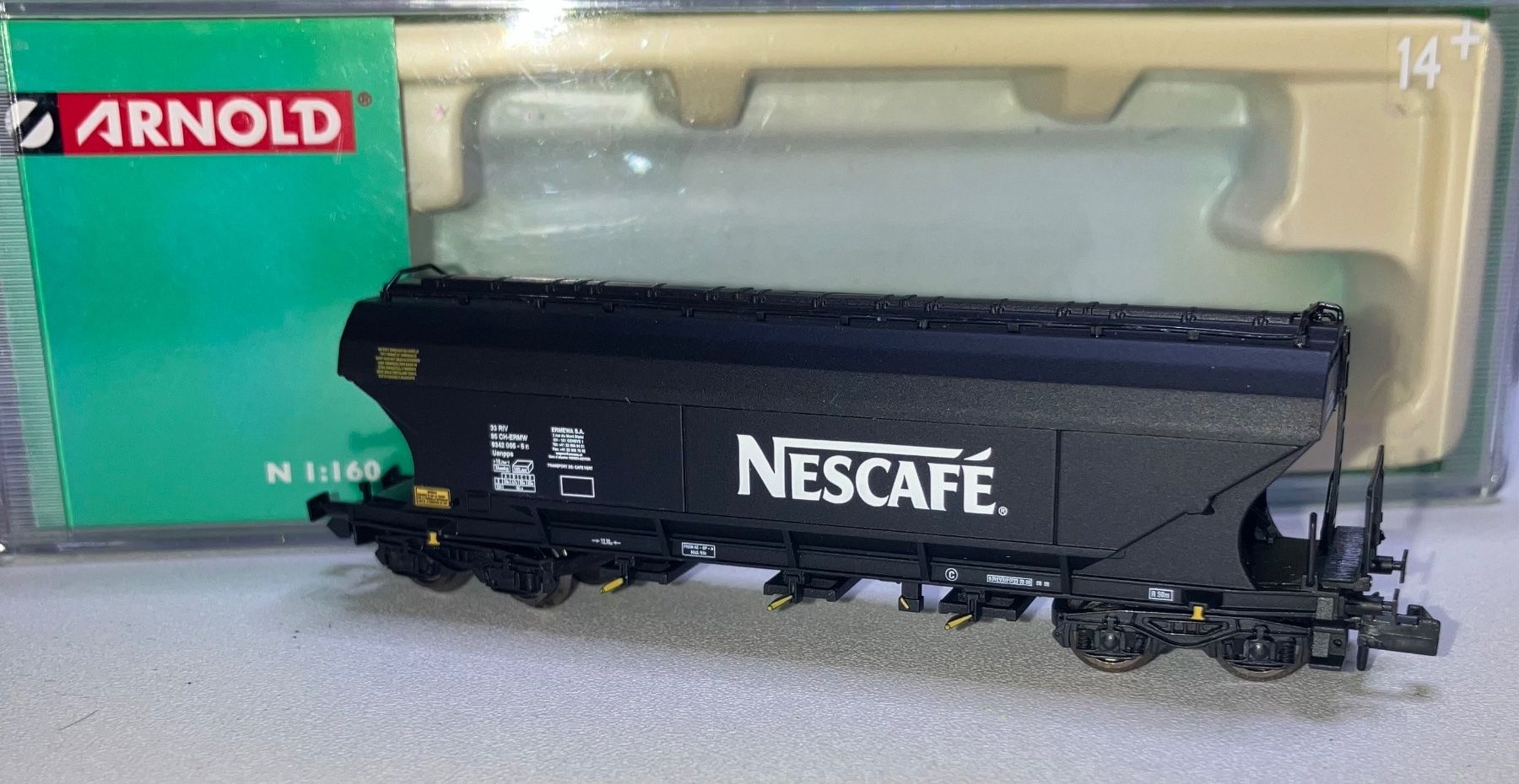 Arnold Modellini di ferrovie: NESCAFÉ Arnold Silowagen  mit OVP – Usato da Dompierre VD venduto da immorentes 1