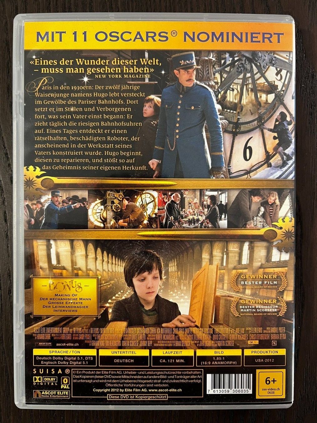 Alle DVDs: Hugo Cabret – Gebraucht aus Zürich von FilmFreunde 1