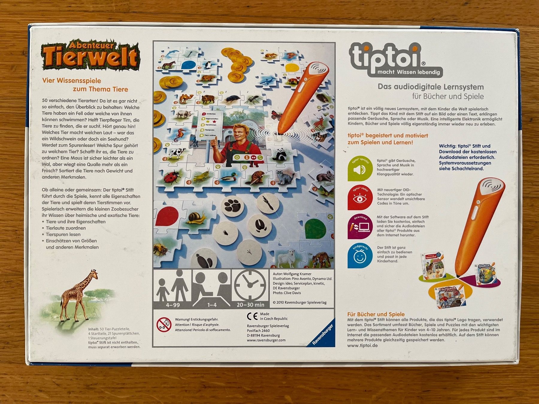 Ravensburger Spiele: Tiptoi Spiel - Abenteuer Tierwelt – Gebraucht aus Kreuzlingen von zwergli05 1