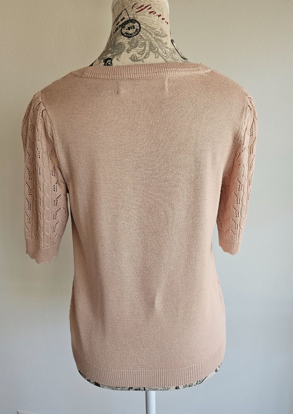 Vero Moda T-Shirts: Strick Shirt von Vero Moda, rosa, Gr. S – Gebraucht aus Steinebrunn von sassi31 1