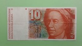 Schweizer Banknote 10.- Fr. (6. Serie)