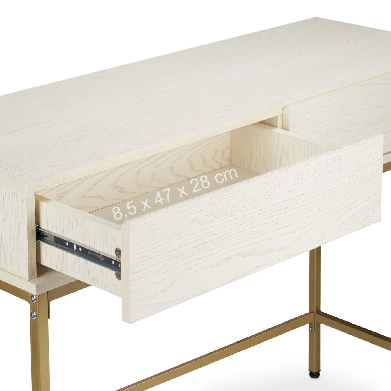 Cassettiere: Konsolentisch Gold Weiss – Nuovo e nell'imballaggio originale da Kreuzlingen venduto da DealBlitz 4