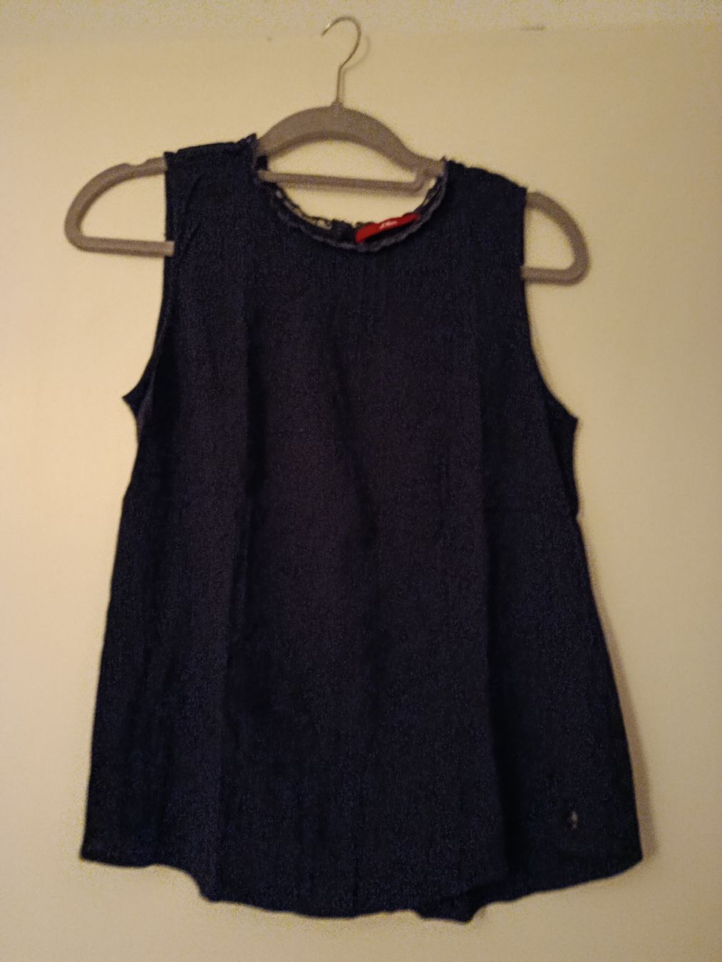 S.Oliver Top: Luftiges Top, navyblue, Gr. 40 – Usato da Basel venduto da Clay66