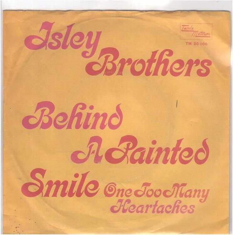 Dischi in vinile: Isley Brothers  --  Behind a painted smile  Single7 – Usato da Rheinau venduto da asteng