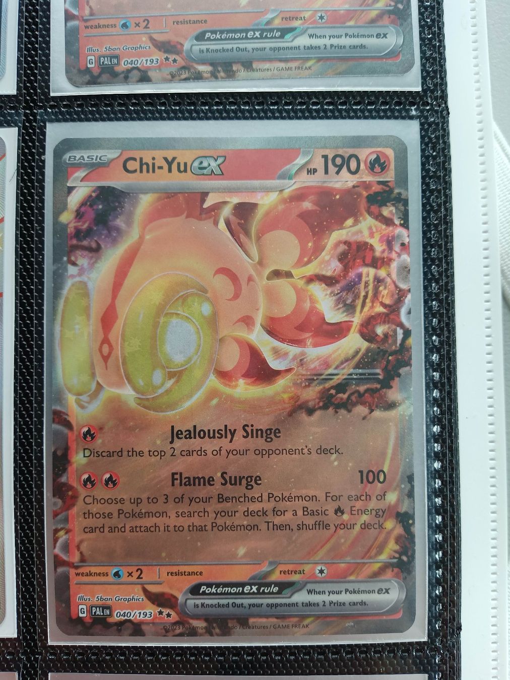 Pokémon Carte collezionabili: Chi-Yu ex – Usato da Altstätten SG venduto da GGsGameshop