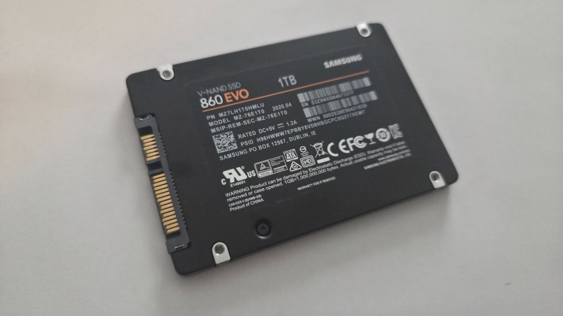 Samsung Dischi rigidi: Samsung 1TB 860 Evo SSD Sata – Usato da Neuchâtel venduto da A.S.J 1