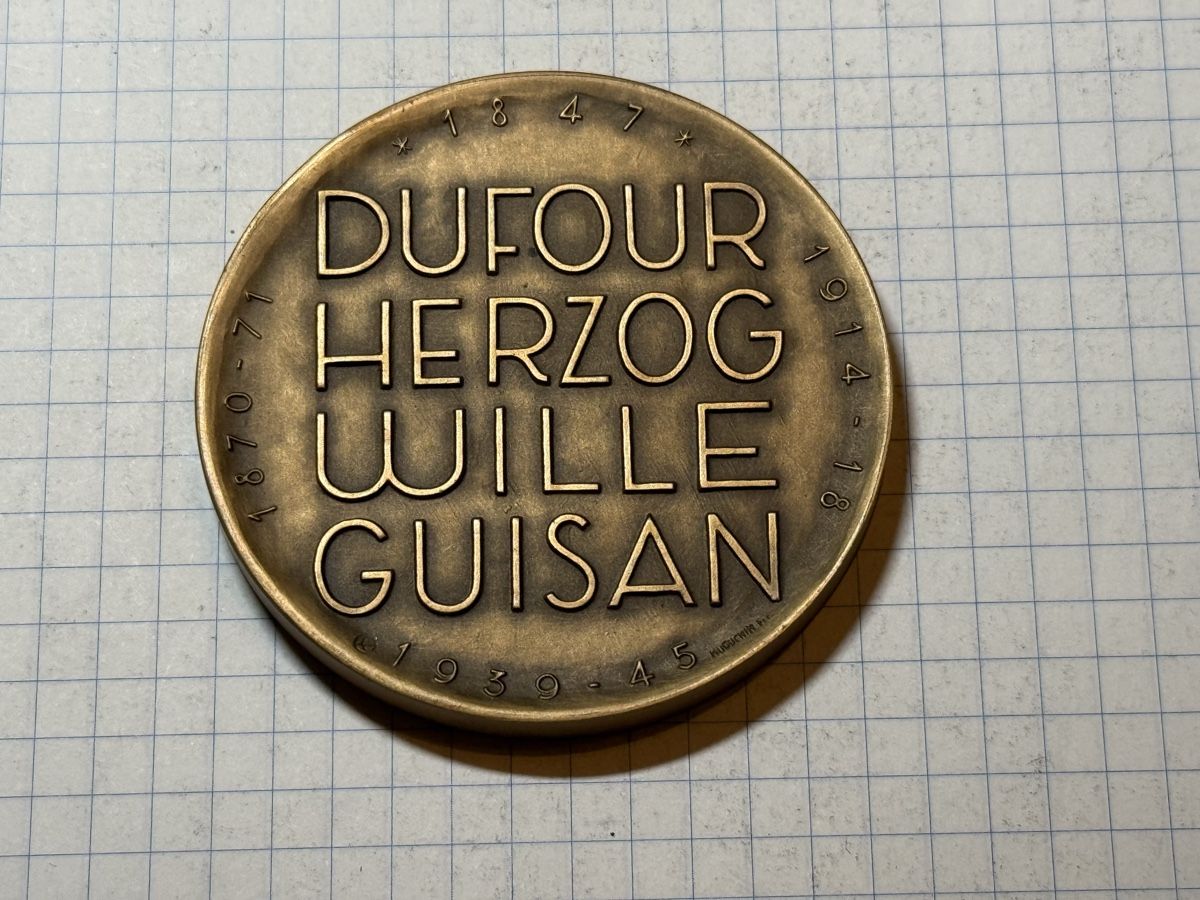 Medaillen: Medaille Schweizer Generäle in Etui  – Neu und originalverpackt aus Zürich von daki81 2