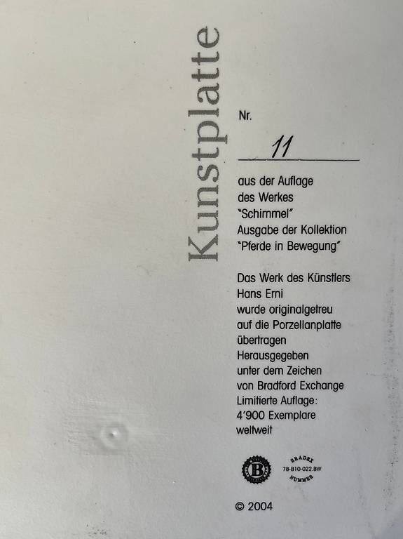 Piatti di portata: Kunstplatte von Hans Erni – Usato da Luzern venduto da kon_s5wg 1