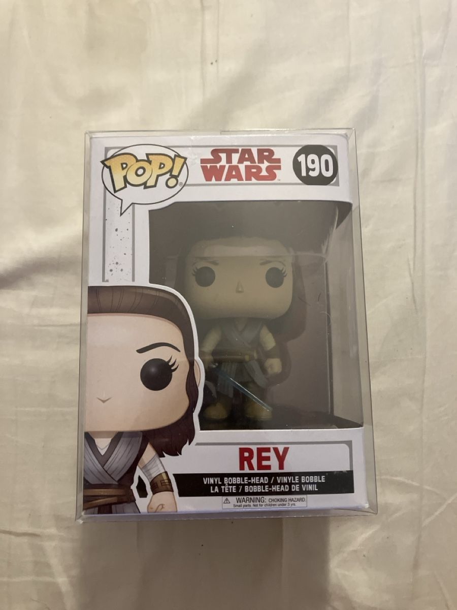 Funko Statuette: Funko Pop, Rey, Star Wars, 190 – Nuovo e nell'imballaggio originale da Rochefort venduto da ise_c7lc