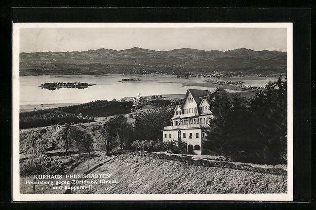 Cartoline postali: Feusisberg, Kurhaus Feusisgarten, Ansich – Usato da Berlin venduto da bartko-reher