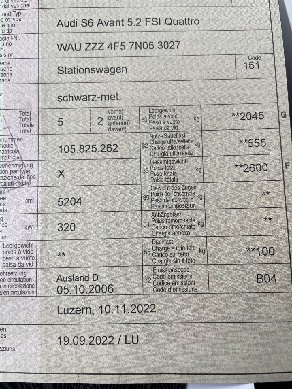 Audi Automobili: Audi S6 5.2 V10 Quattro – Usato da Heitenried venduto da Alpuchalb 8