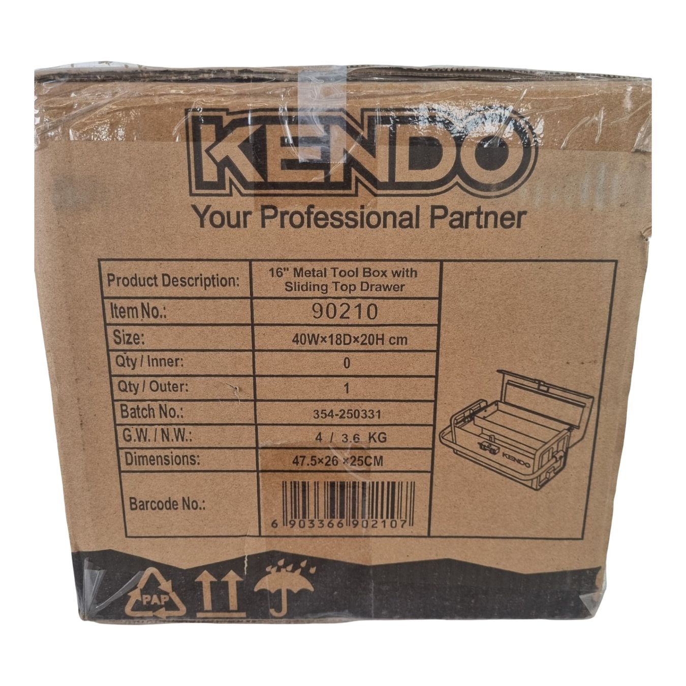 Tutti gli attrezzi: KENDO metal tool box – Nuovo (secondo la descrizione) da Wangen b. Olten venduto da Restwert_Wangen 6